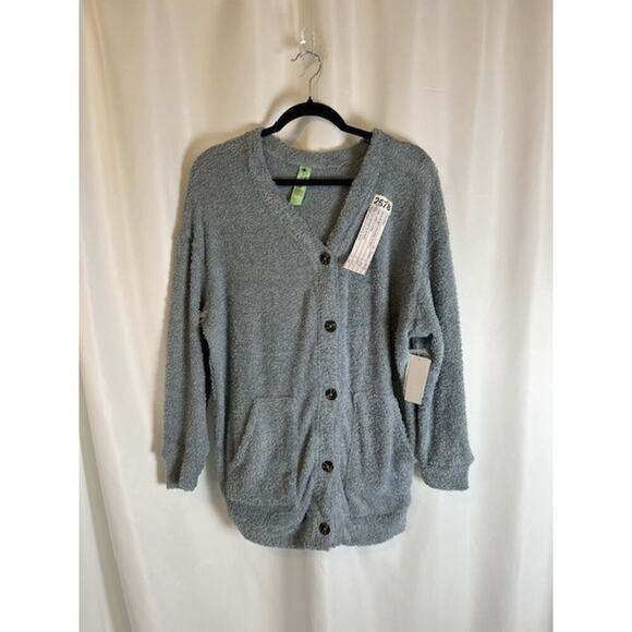 Honeydew Intimates Gray Morning Bliss Cardigan, Small - Picture 1 of 8